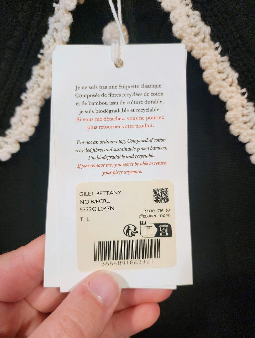 NWT Sezane Bettany Wool Cardigan - Picture 5 of 8